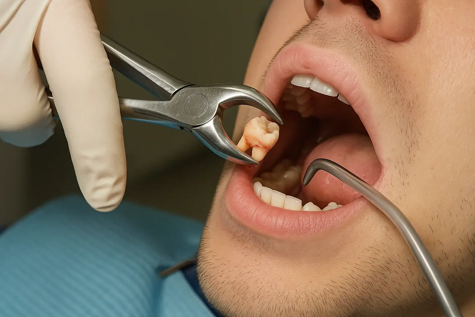 Comfortable recovery after extraction